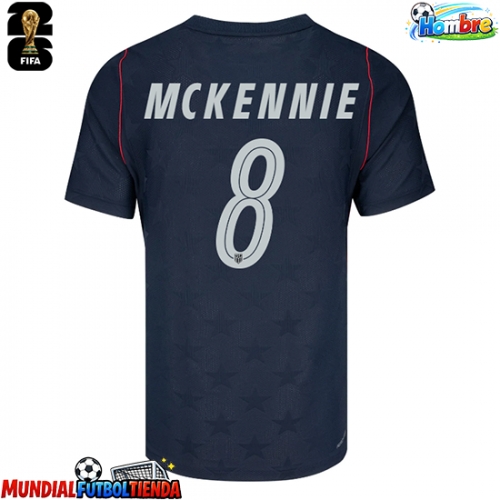 Camiseta Estados Unidos Weston McKennie #8 Segunda Equipación Replica Mundial 2026 mangas cortas